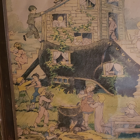 Mother Goose Vintage framed Julia Greene Poster - Picture 4 of 10